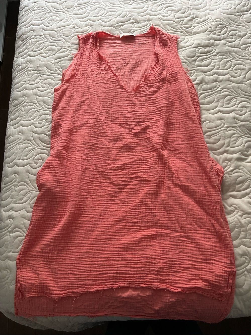 Stark X Sleeveless V-Neck Textured Dress Size XS